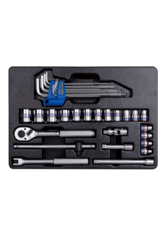 31 PC. Socket Wrench & Hex Key For Tool Chest & Trolley